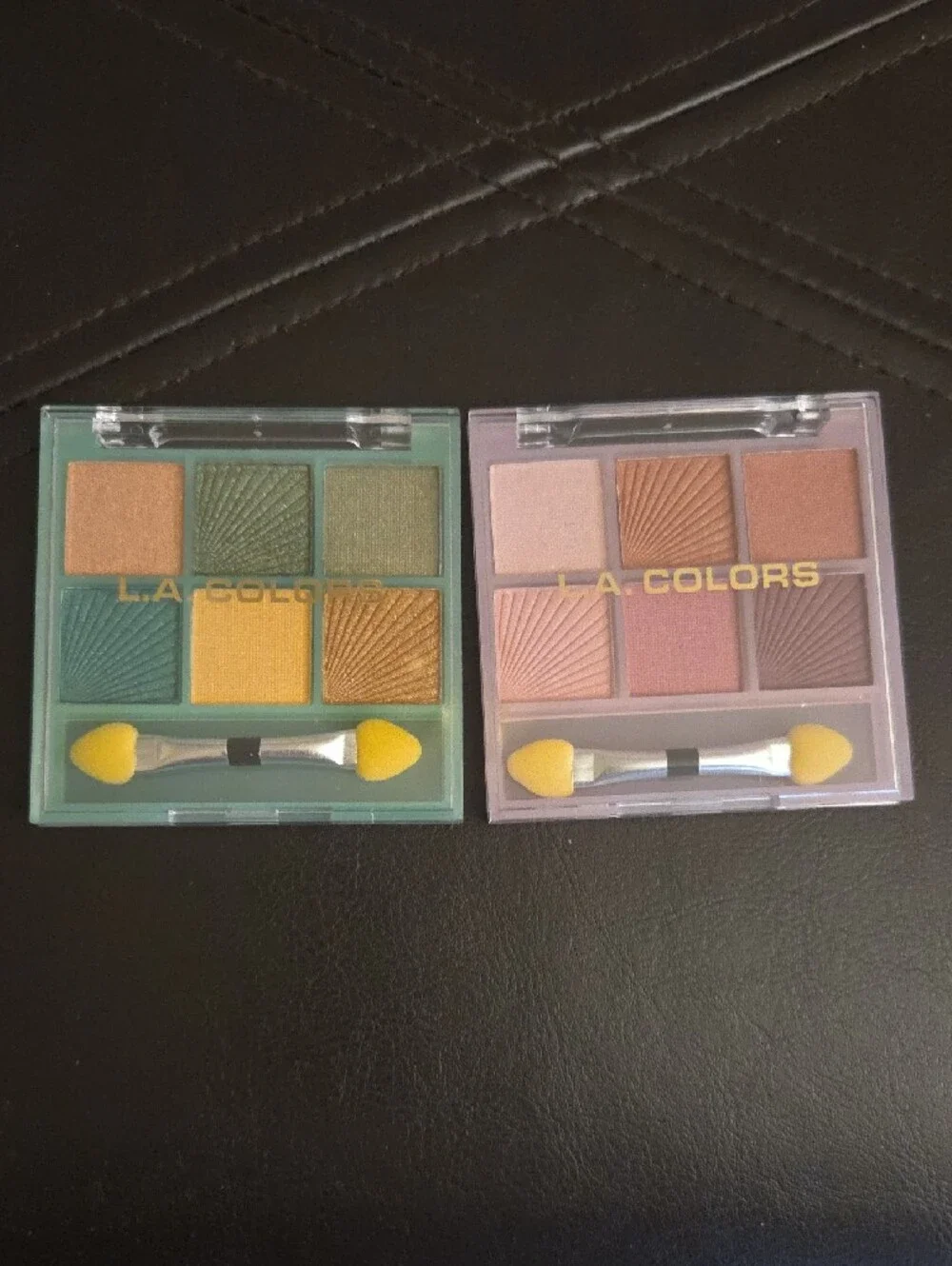 L.A. Colors Eyeshadow & Lip Duo Set Smoky Tones, Dreamy Mauves, Green, Peach NIP